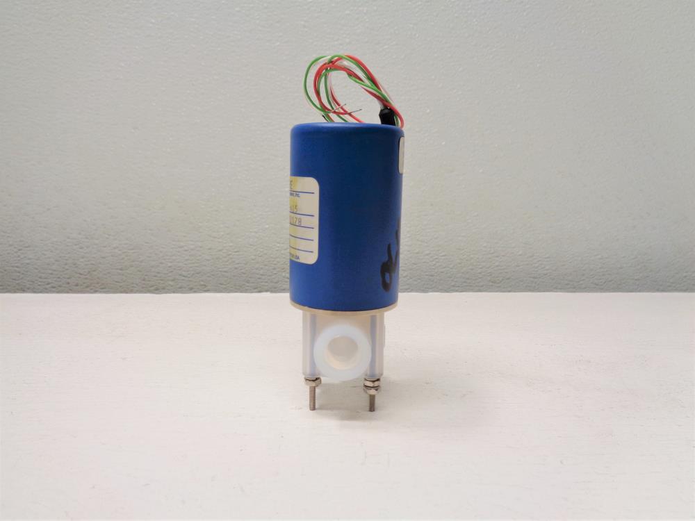 Galtek Fluoroware 1/4" 2-Way Solenoid Valve, Model# 203-1414-415